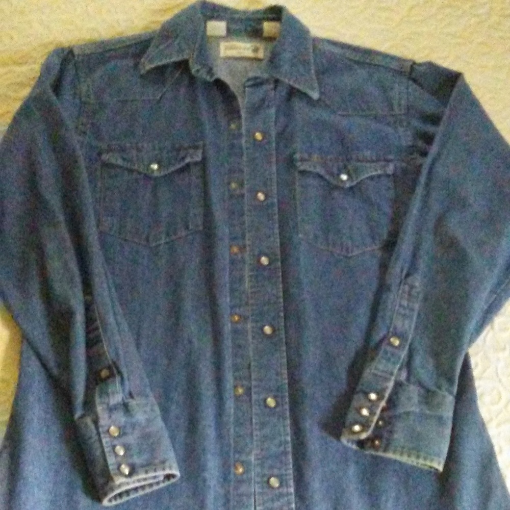 Authentic Denim Western Ladies Shirt